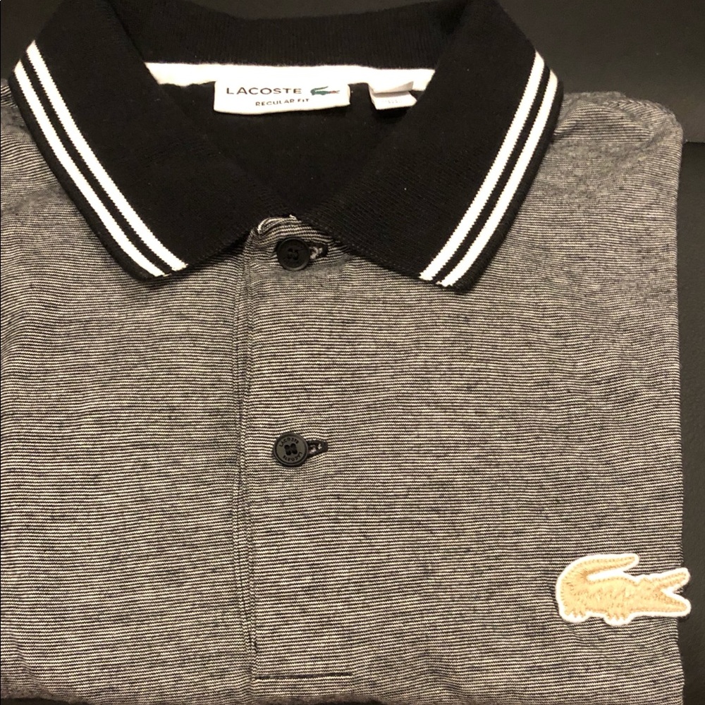 NWOT Lacoste men’s regular fit polo shirt